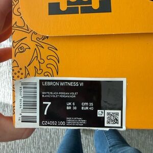 Nike LeBron Witness VI in White and Black